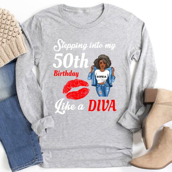 Chapter 50, Fabulous Since 1972 50th Birthday Unique T Shirt For Woman, Custom Birthday Shirt, Her Gifts For 50 Years Old , Turning 50 Birthday Cotton Shirt