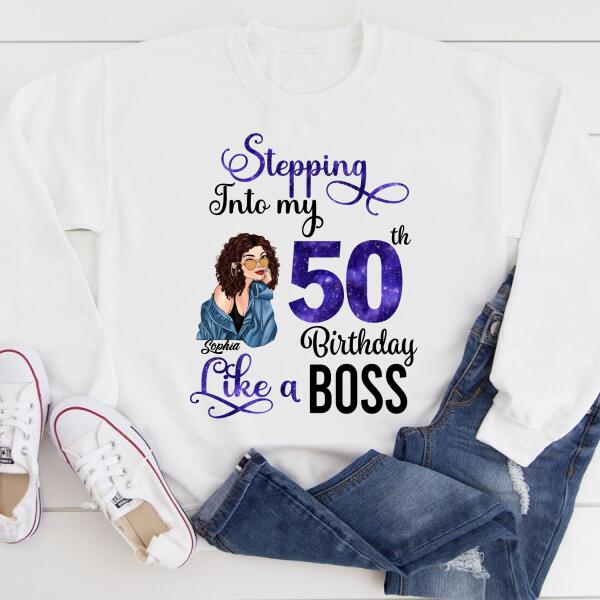 Chapter 50, Fabulous Since 1972 50th Birthday Unique T Shirt For Woman, Custom Birthday Shirt, Her Gifts For 50 Years Old , Turning 50 Birthday Cotton Shirt