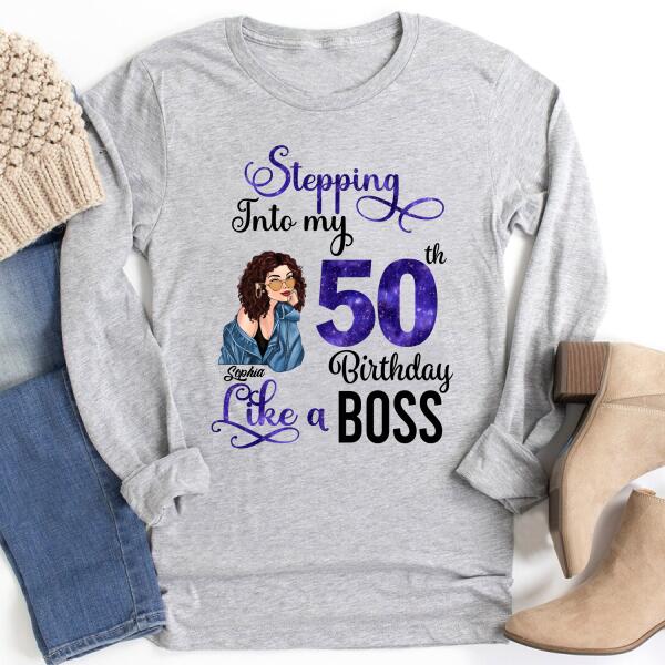 Chapter 50, Fabulous Since 1972 50th Birthday Unique T Shirt For Woman, Custom Birthday Shirt, Her Gifts For 50 Years Old , Turning 50 Birthday Cotton Shirt