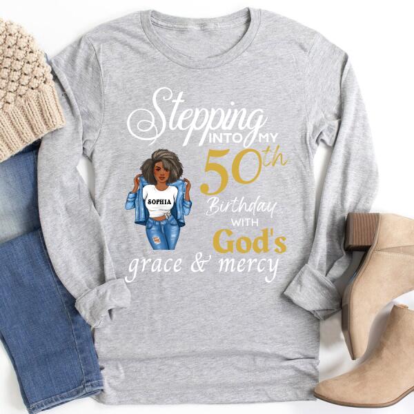 Chapter 50, Fabulous Since 1972 50th Birthday Unique T Shirt For Woman, Custom Birthday Shirt, Her Gifts For 50 Years Old , Turning 50 Birthday Cotton Shirt