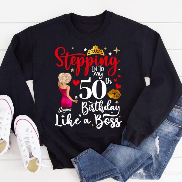 Custom Birthday Shirts, Chapter 50, Fabulous Since 1972 50th Birthday Unique T Shirt For Woman, Her Gifts For 50 Years Old, Turning 50 Birthday Cotton Shirt