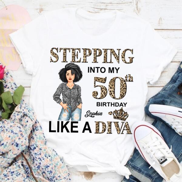 Chapter 50, Fabulous Since 1972 50th Birthday Unique T Shirt For Woman, Custom Birthday Shirt, Her Gifts For 50 Years Old , Turning 50 Birthday Cotton Shirt