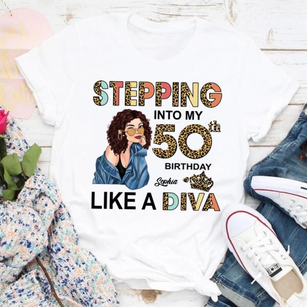 Chapter 50, Fabulous Since 1972 50th Birthday Unique T Shirt For Woman, Custom Birthday Shirt, Her Gifts For 50 Years Old , Turning 50 Birthday Cotton Shirt