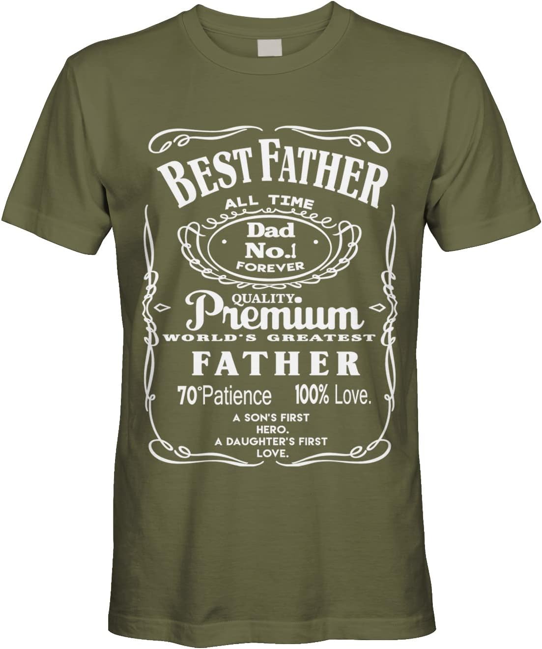 Men&#39;s Best Father Premium Dad World&#39;s Greatest No.1