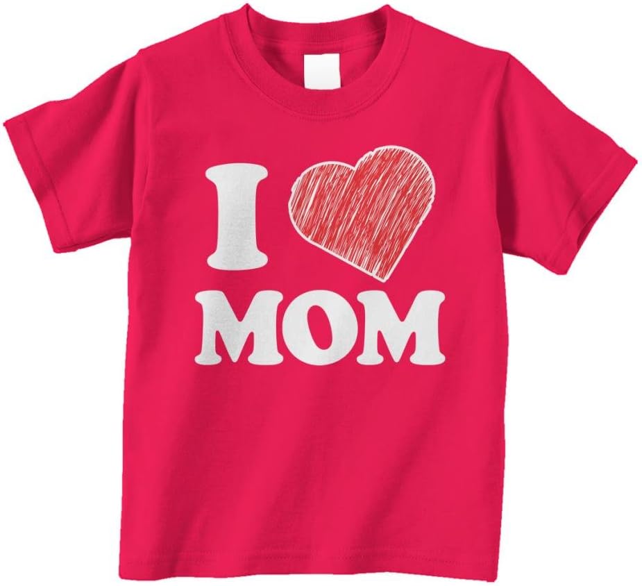 Threadrock Little Boys&#39; I Love Mom Infant\/Toddler