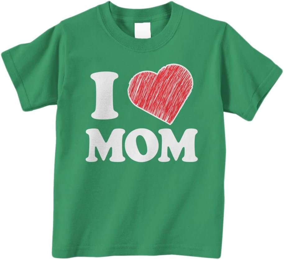 Threadrock Little Boys&#39; I Love Mom Infant\/Toddler