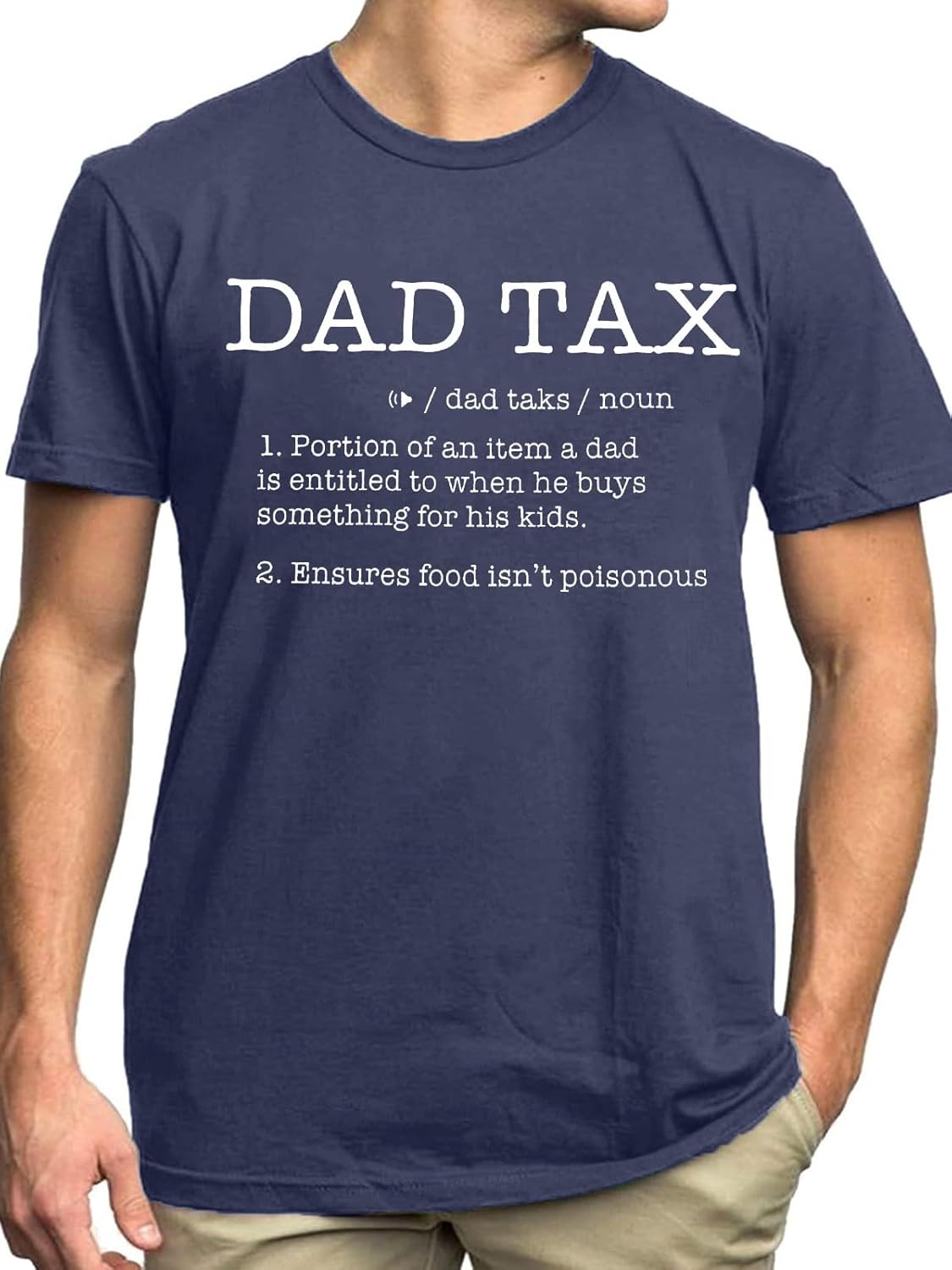 Dad Tax Shirt for Men Funny Dad Joke Definition Tee Fathers Day T-Shirt Men Boys Gifts Tshirt Cool Dads Club Tops