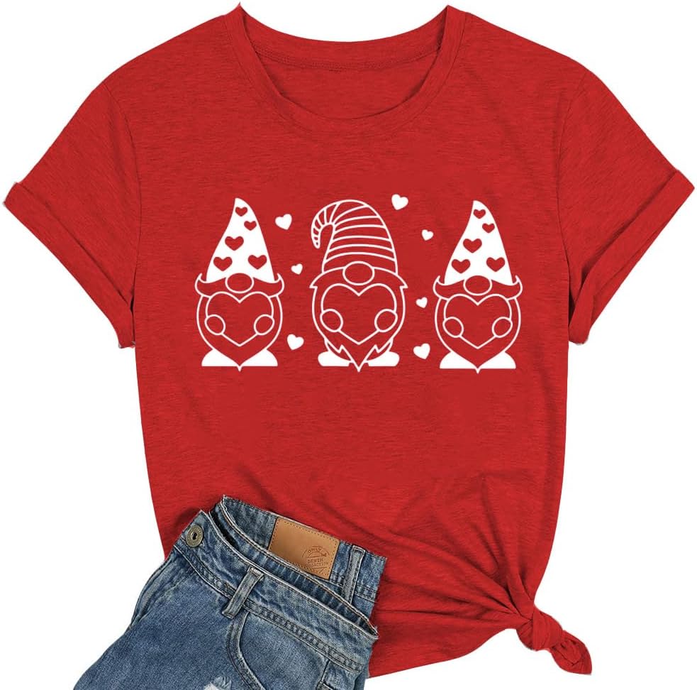 Dog Lovers Shirt for Women Cute Dog Paw Heart Graphic Shirt Dog Mom Valentine&#39;s Mother&#39;s Day Tops Spring Tee