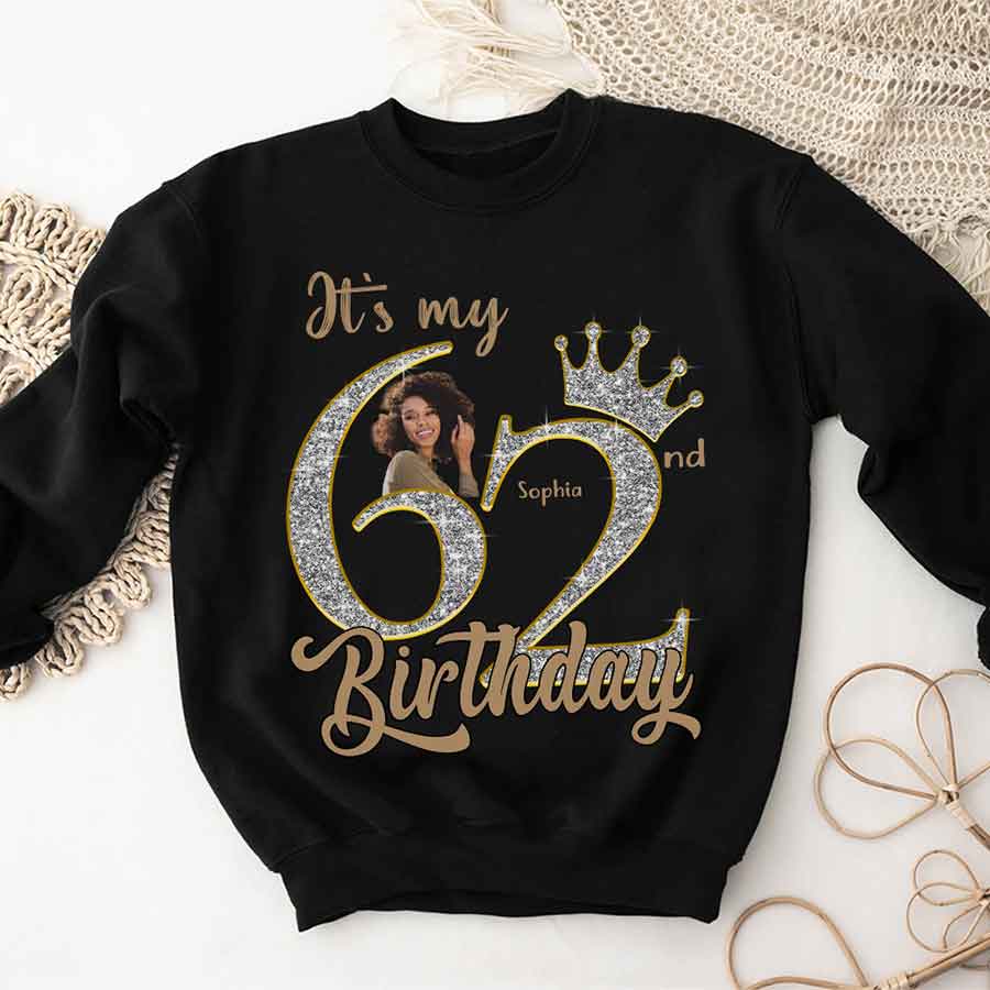 62nd Birthday Shirts, Custom Birthday Shirts, Turning 62 Shirt, Gifts For Women Turning 62, 62 And Fabulous Shirt, 1963 Shirt, 62nd Birthday Shirts For Her-YPT-HCT