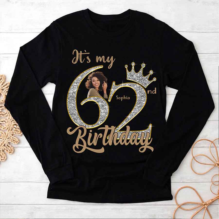 62nd Birthday Shirts, Custom Birthday Shirts, Turning 62 Shirt, Gifts For Women Turning 62, 62 And Fabulous Shirt, 1963 Shirt, 62nd Birthday Shirts For Her-YPT-HCT