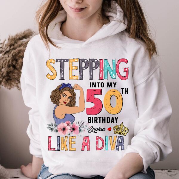 Chapter 50, Fabulous Since 1972 50th Birthday Unique T Shirt For Woman, Custom Birthday Shirt, Her Gifts For 50 Years Old , Turning 50 Birthday Cotton Shirt