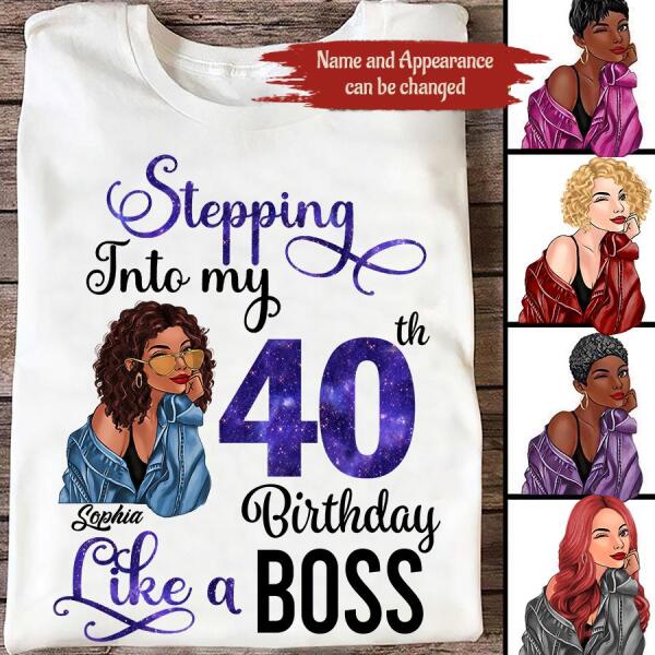 Chapter 40, Fabulous Since 1982 40th Birthday Unique T Shirt For Woman, Custom Birthday Shirt, Her Gifts For 40 Years Old , Turning 40 Birthday Cotton Shirt