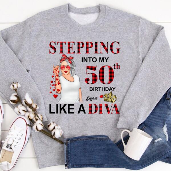 Chapter 50, Fabulous Since 1972 50th Birthday Unique T Shirt For Woman, Custom Birthday Shirt, Her Gifts For 50 Years Old , Turning 50 Birthday Cotton Shirt