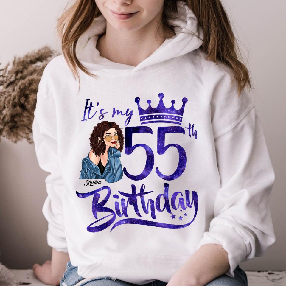 Chapter 55, Fabulous Since 1967 55th Birthday Unique T Shirt For Woman, Custom Birthday Shirt, Her Gifts For 55 Years Old , Turning 55 Birthday Cotton Shirt