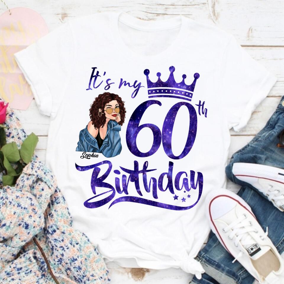 Chapter 60, Fabulous Since 1962 60th Birthday Unique T Shirt For Woman, Custom Birthday Shirt, Her Gifts For 60 Years Old , Turning 60 Birthday Cotton Shirt
