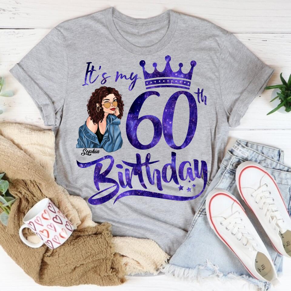 Chapter 60, Fabulous Since 1962 60th Birthday Unique T Shirt For Woman, Custom Birthday Shirt, Her Gifts For 60 Years Old , Turning 60 Birthday Cotton Shirt