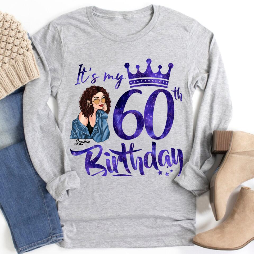 Chapter 60, Fabulous Since 1962 60th Birthday Unique T Shirt For Woman, Custom Birthday Shirt, Her Gifts For 60 Years Old , Turning 60 Birthday Cotton Shirt