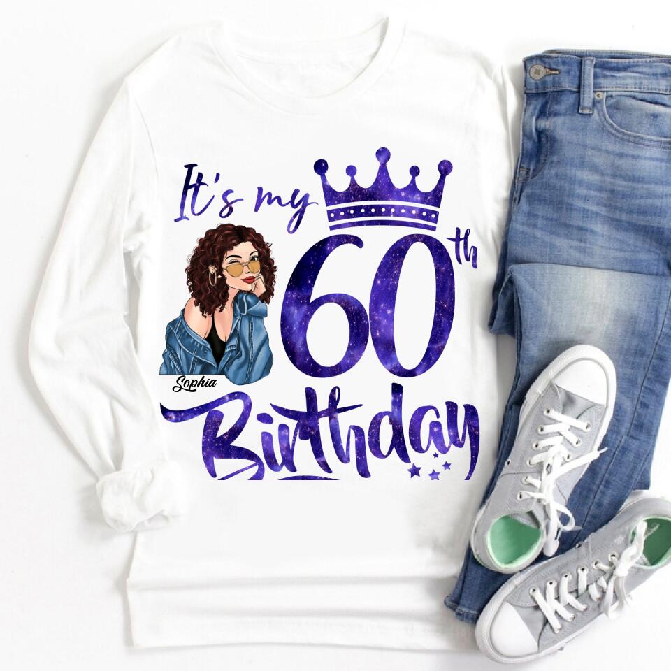 Chapter 60, Fabulous Since 1962 60th Birthday Unique T Shirt For Woman, Custom Birthday Shirt, Her Gifts For 60 Years Old , Turning 60 Birthday Cotton Shirt