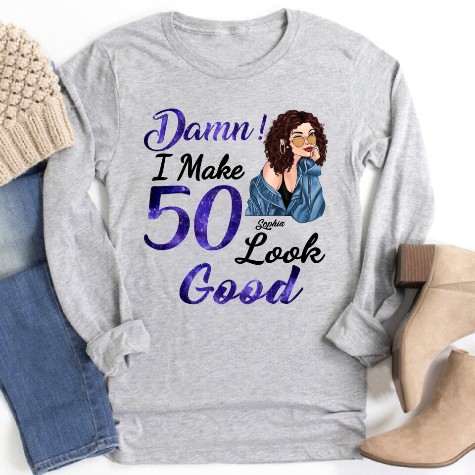 Chapter 50, Fabulous Since 1975 50th Birthday Unique T Shirt For Woman, Her Gifts For 50 Years Old , Turning 50 Birthday Cotton Shirt