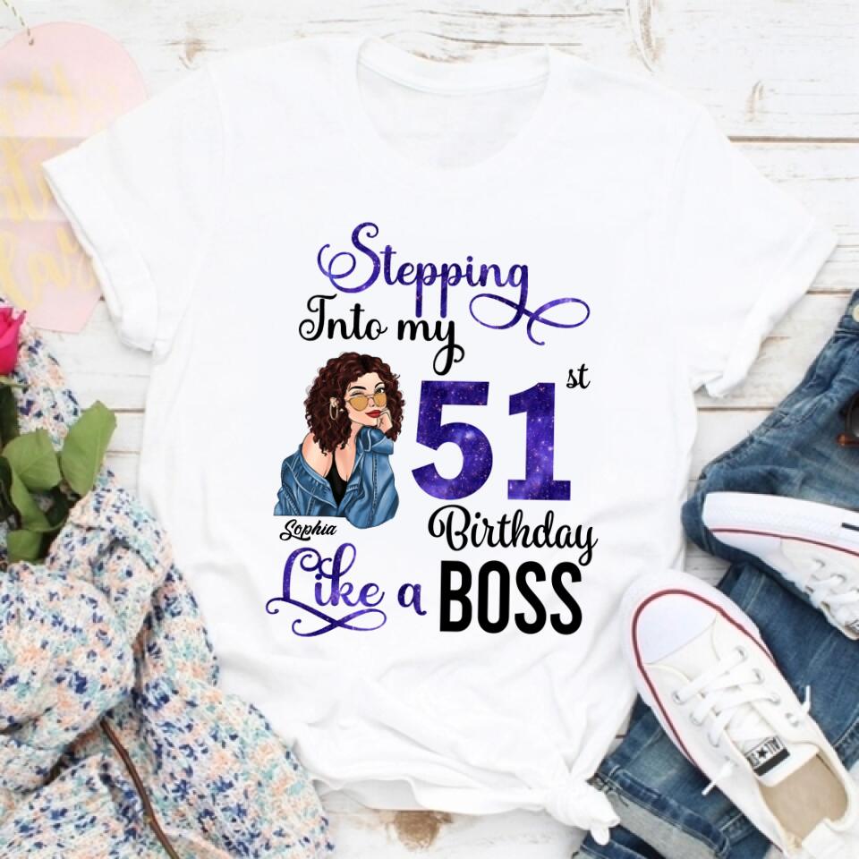 Chapter 51, Fabulous Since 1971 51st Birthday Unique T Shirt For Woman, Custom Birthday Shirt, Her Gifts For 51 Years Old , Turning 51 Birthday Cotton Shirt