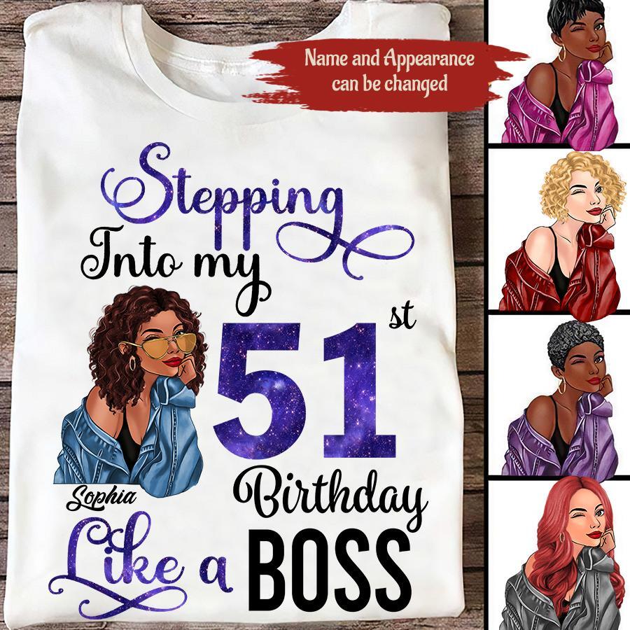 Chapter 51, Fabulous Since 1975 51st Birthday Unique T Shirt For Woman, Custom Birthday Shirt, Her Gifts For 51 Years Old , Turning 51 Birthday Cotton Shirt