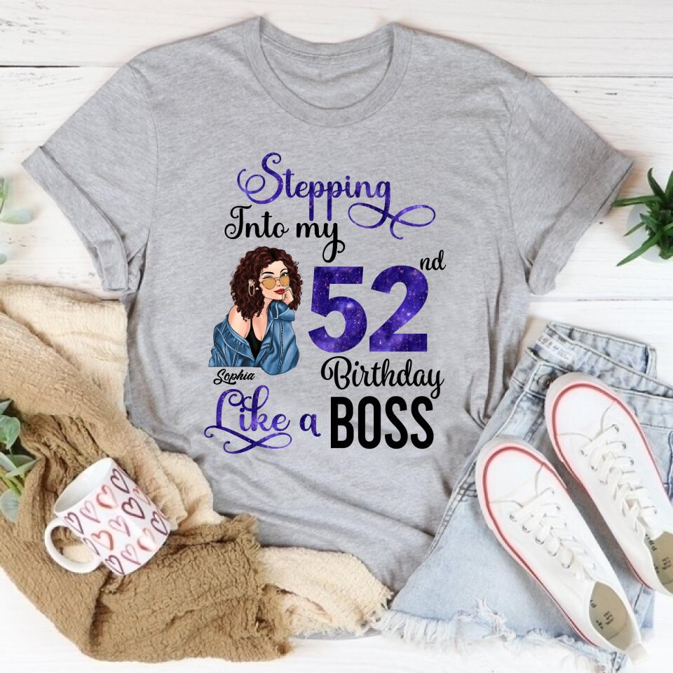 Chapter 52, Fabulous Since 1970 52nd Birthday Unique T Shirt For Woman, Custom Birthday Shirt, Her Gifts For 52 Years Old , Turning 52 Birthday Cotton Shirt