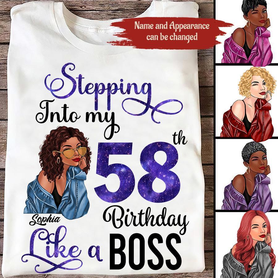 Chapter 58, Fabulous Since 1968 58th Birthday Unique T Shirt For Woman, Custom Birthday Shirt, Her Gifts For 58 Years Old , Turning 58 Birthday Cotton Shirt