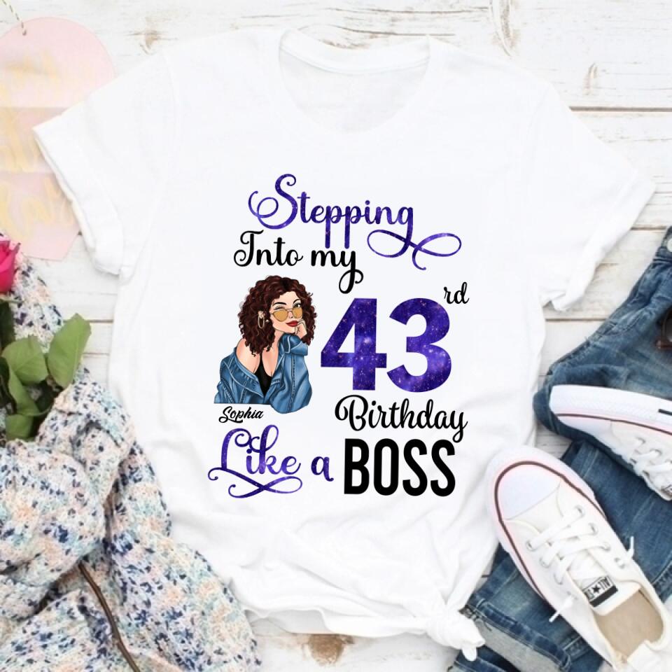Chapter 43, Fabulous Since 1979 43rd Birthday Unique T Shirt For Woman, Custom Birthday Shirt, Her Gifts For 43 Years Old , Turning 43 Birthday Cotton Shirt