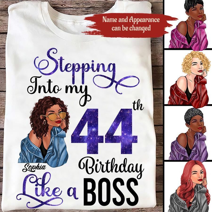 Chapter 44, Fabulous Since 1982 44th Birthday Unique T Shirt For Woman, Custom Birthday Shirt, Her Gifts For 44 Years Old , Turning 44 Birthday Cotton Shirt