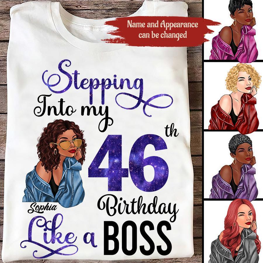 Chapter 46, Fabulous Since 1980 46th Birthday Unique T Shirt For Woman, Custom Birthday Shirt, Her Gifts For 46 Years Old , Turning 46 Birthday Cotton Shirt