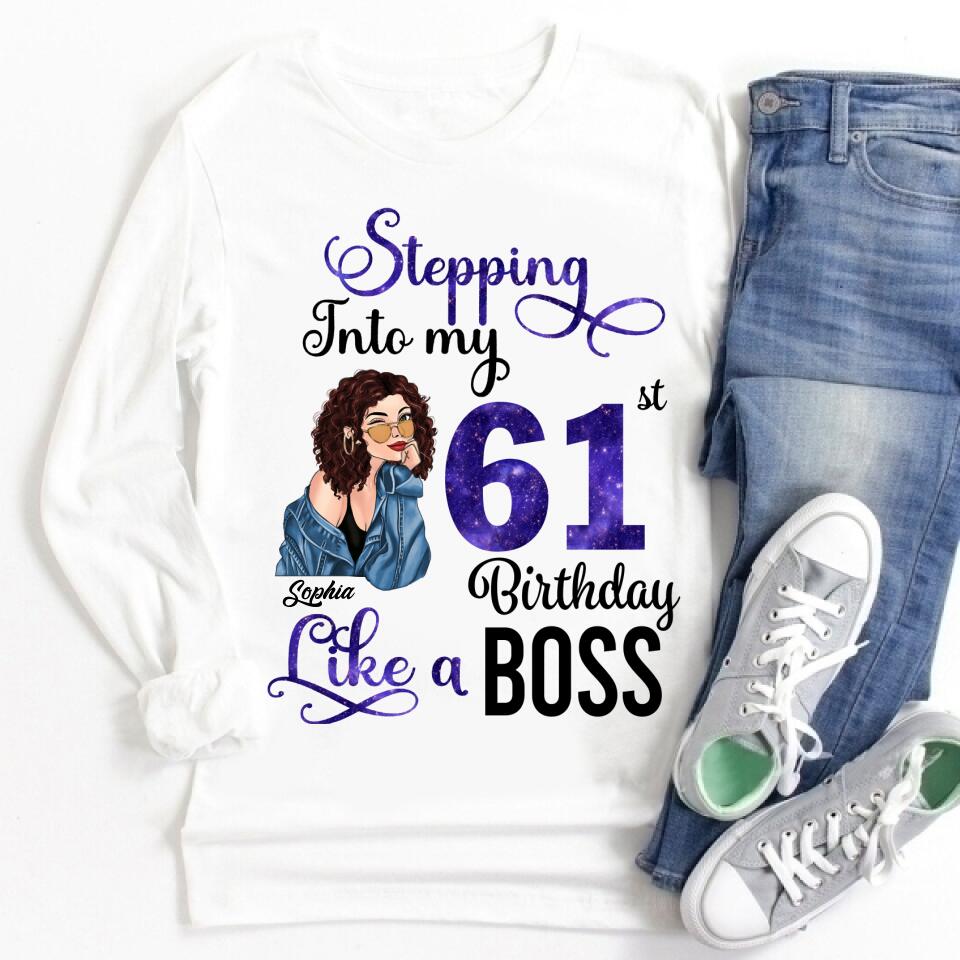 Chapter 61, Fabulous Since 1961 61st Birthday Unique T Shirt For Woman, Custom Birthday Shirt, Her Gifts For 61 Years Old , Turning 61 Birthday Cotton Shirt