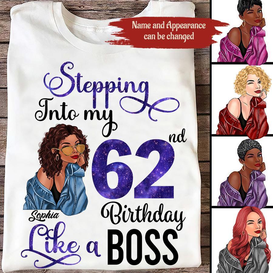 Chapter 62, Fabulous Since 1960 62nd Birthday Unique T Shirt For Woman, Custom Birthday Shirt, Her Gifts For 62 Years Old , Turning 62 Birthday Cotton Shirt