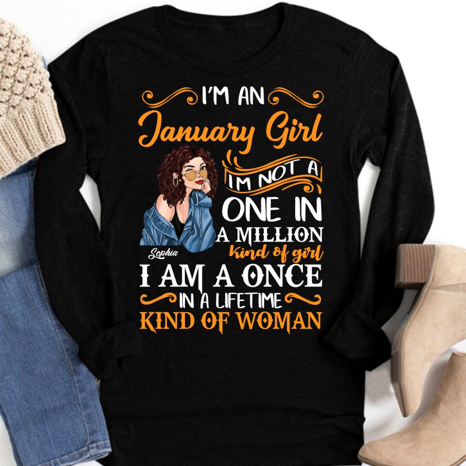 January Birthday Shirt, Custom Birthday Shirt, Queens Born In January, January Birthday Gifts, January Birthday Gifts