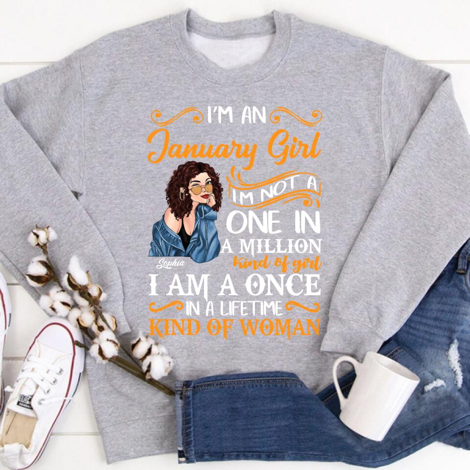 January Birthday Shirt, Custom Birthday Shirt, Queens Born In January, January Birthday Gifts, January Birthday Gifts