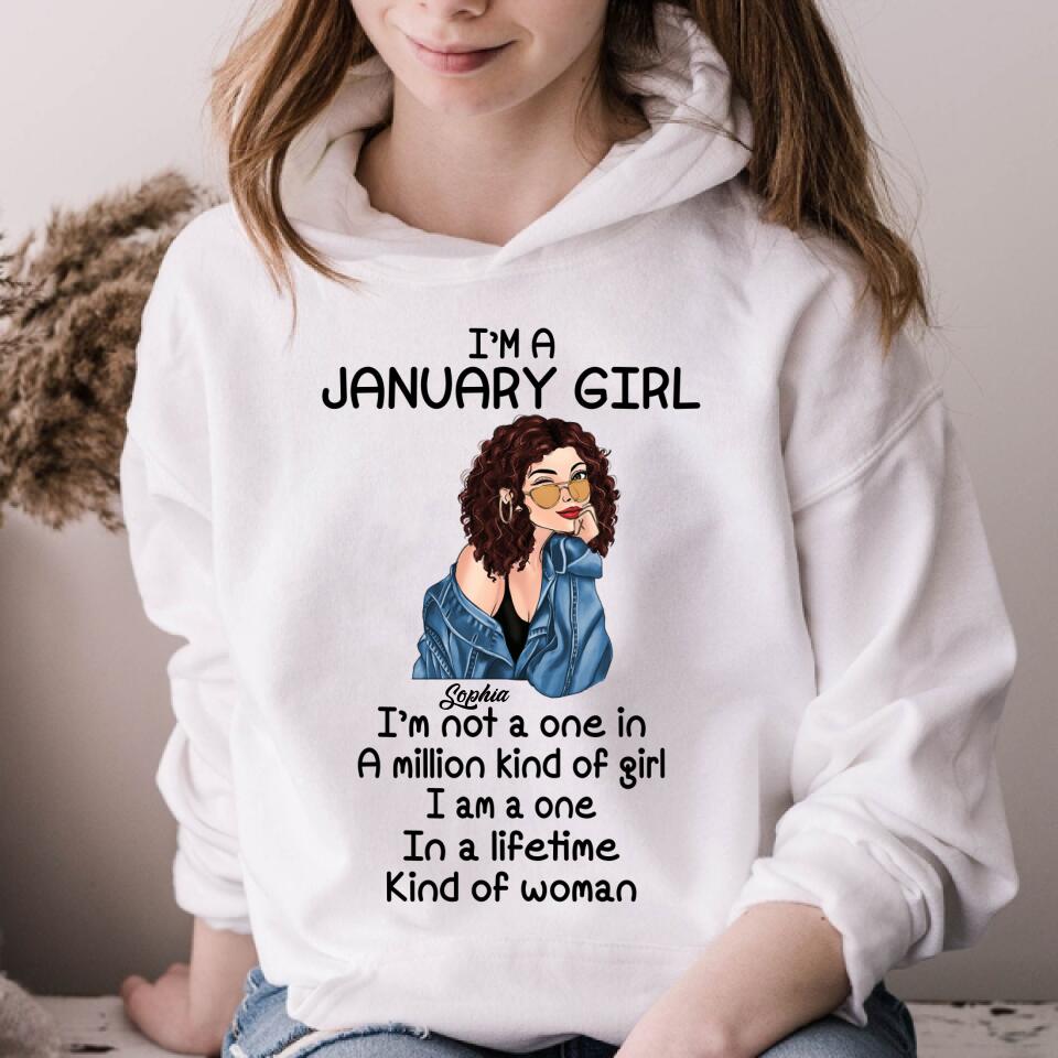January Birthday Shirt, Custom Birthday Shirt, Queens Born In January, January Birthday Gifts
