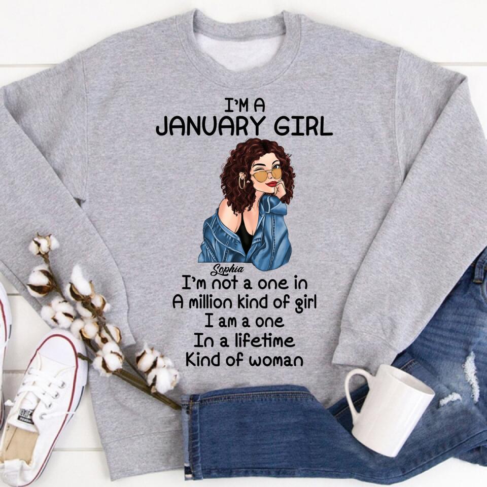 January Birthday Shirt, Custom Birthday Shirt, Queens Born In January, January Birthday Gifts
