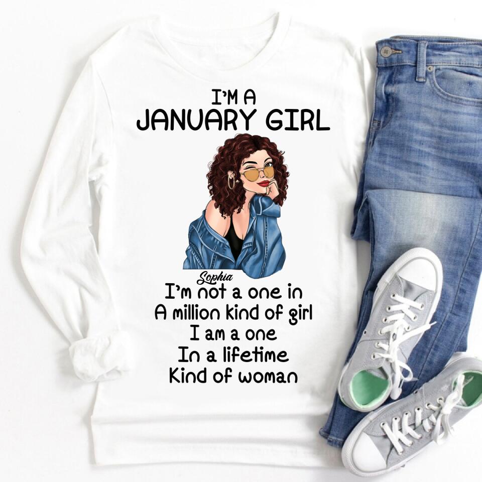 January Birthday Shirt, Custom Birthday Shirt, Queens Born In January, January Birthday Gifts
