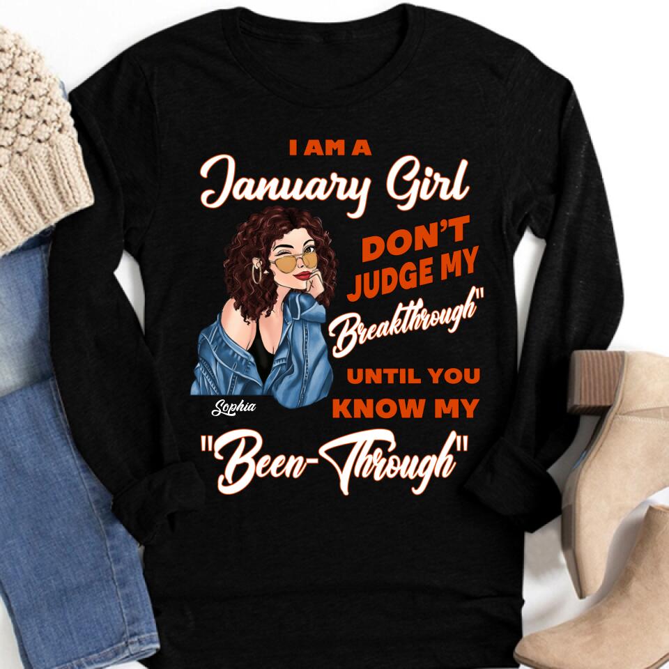 January Birthday Shirt, Custom Birthday Shirt, Queens Born In January, January Birthday Shirts For Woman, January Birthday Gifts