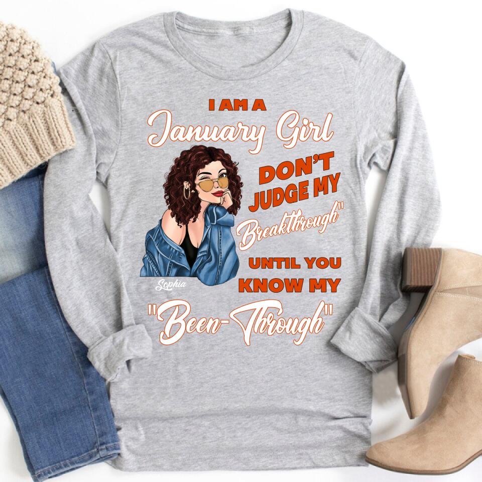 January Birthday Shirt, Custom Birthday Shirt, Queens Born In January, January Birthday Shirts For Woman, January Birthday Gifts