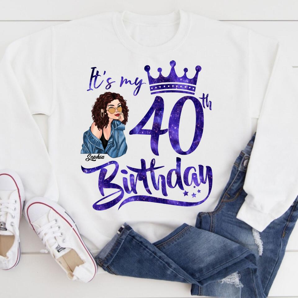 Chapter 40, Fabulous Since 1982 40th Birthday Unique T Shirt For Woman, Custom Birthday Shirt, Her Gifts For 40 Years Old , Turning 40 Birthday Cotton Shirt