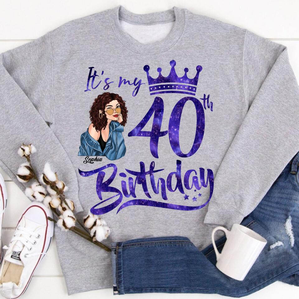 Chapter 40, Fabulous Since 1982 40th Birthday Unique T Shirt For Woman, Custom Birthday Shirt, Her Gifts For 40 Years Old , Turning 40 Birthday Cotton Shirt