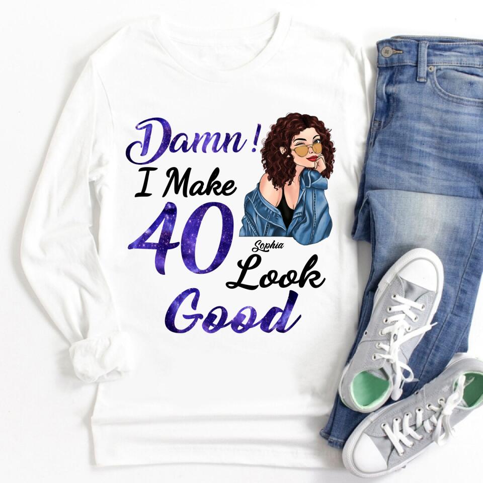 Chapter 40, Fabulous Since 1982 40th Birthday Unique T Shirt For Woman, Custom Birthday Shirt, Her Gifts For 40 Years Old , Turning 40 Birthday Cotton Shirt