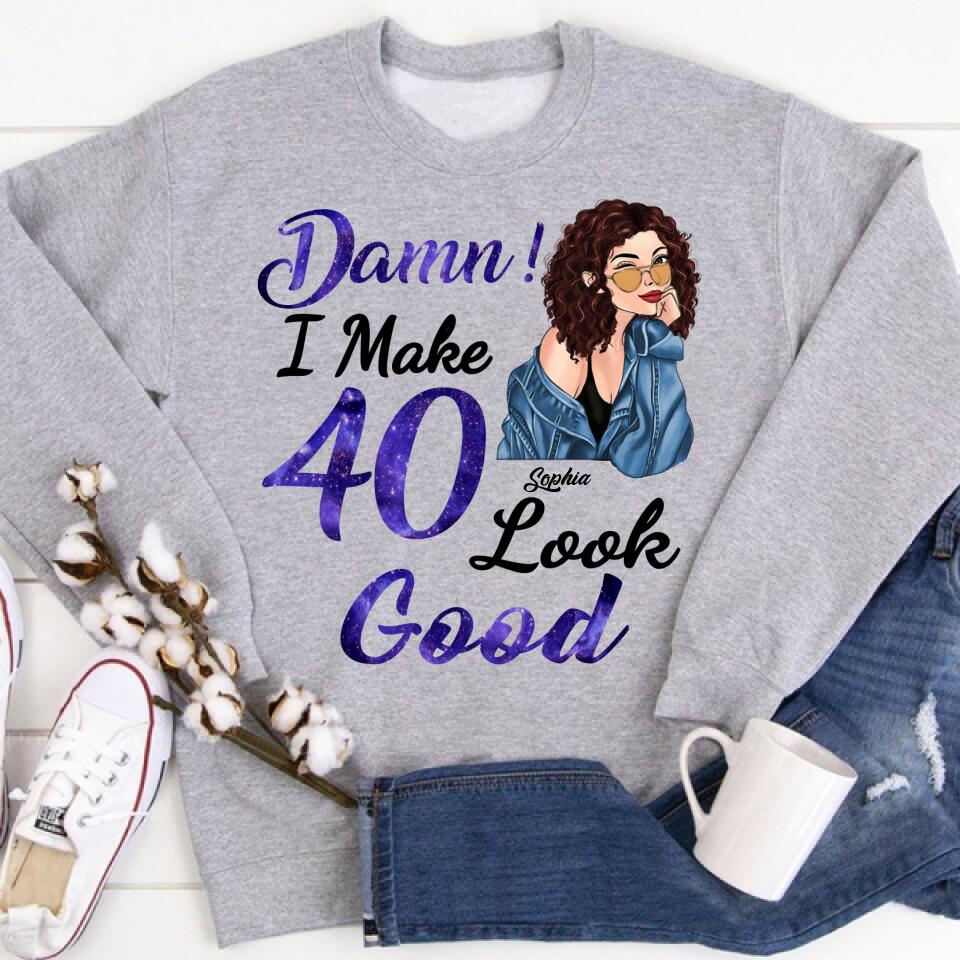 Chapter 40, Fabulous Since 1982 40th Birthday Unique T Shirt For Woman, Custom Birthday Shirt, Her Gifts For 40 Years Old , Turning 40 Birthday Cotton Shirt