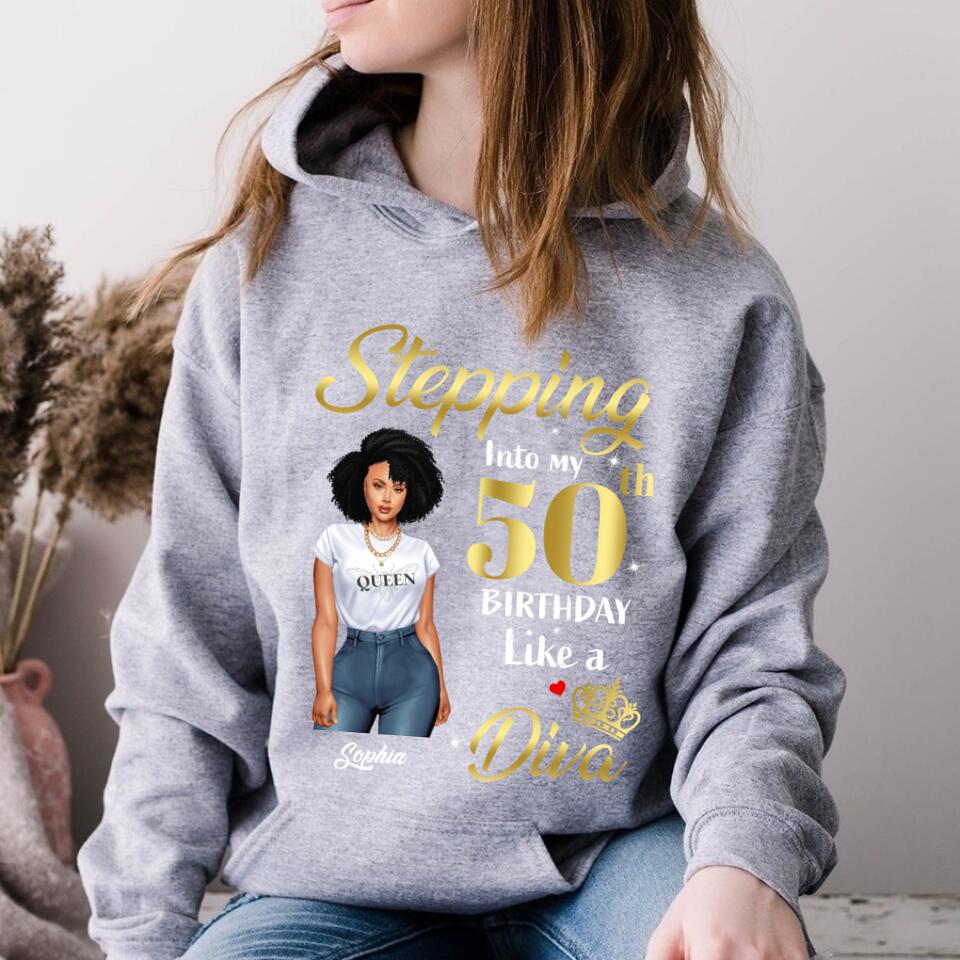 Chapter 50, Fabulous Since 1972 50th Birthday Unique T Shirt For Woman, Custom Birthday Shirt, Her Gifts For 50 Years Old , Turning 50 Birthday Cotton Shirt