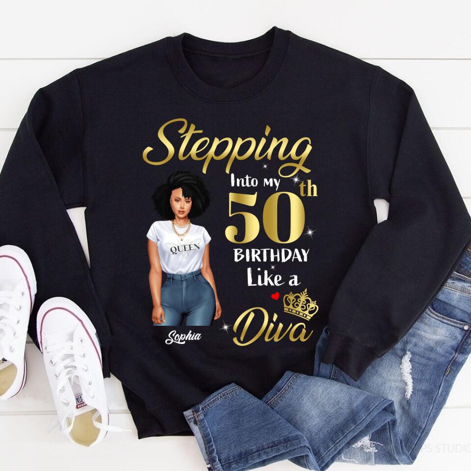 Chapter 50, Fabulous Since 1972 50th Birthday Unique T Shirt For Woman, Custom Birthday Shirt, Her Gifts For 50 Years Old , Turning 50 Birthday Cotton Shirt