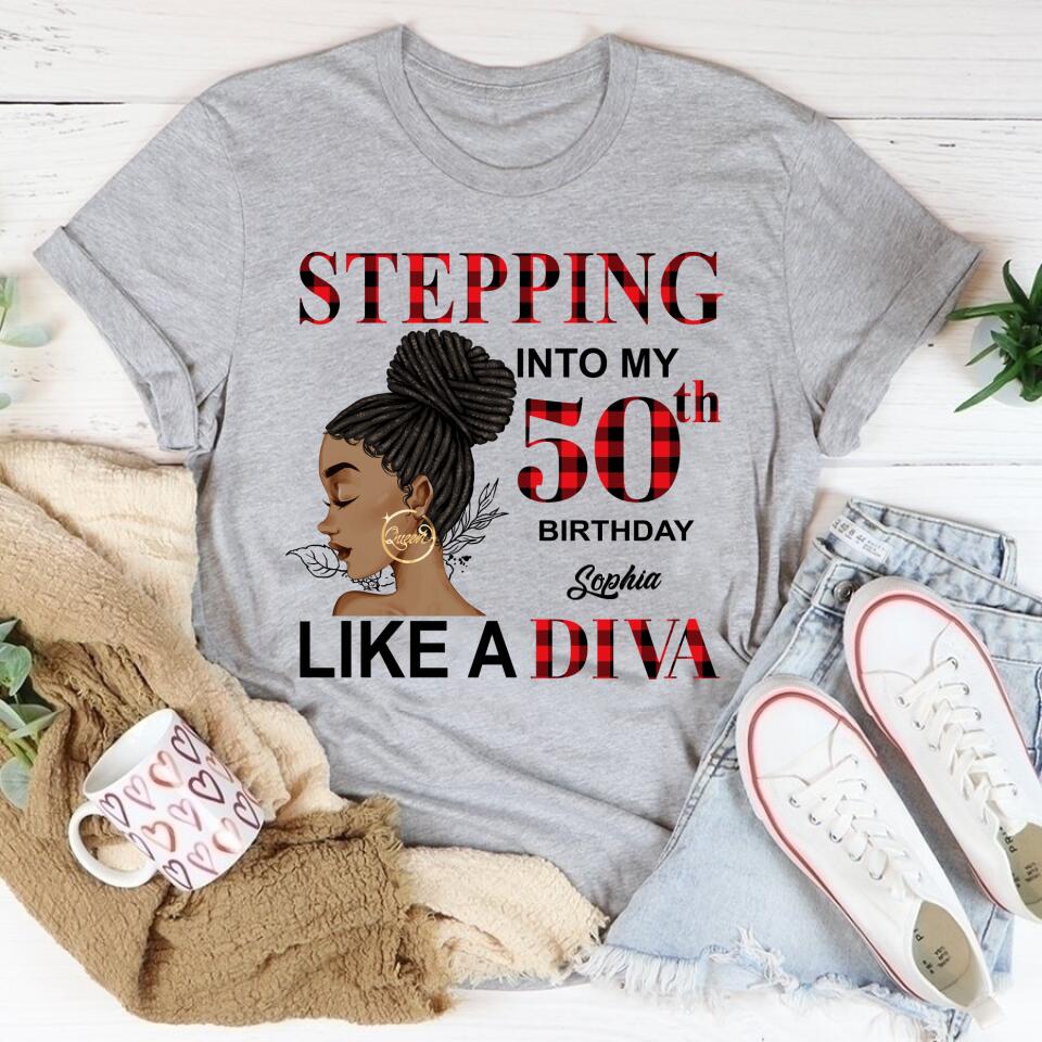 Chapter 50, Fabulous Since 1972 50th Birthday Unique T Shirt For Woman, Custom Birthday Shirt, Her Gifts For 50 Years Old , Turning 50 Birthday Cotton Shirt