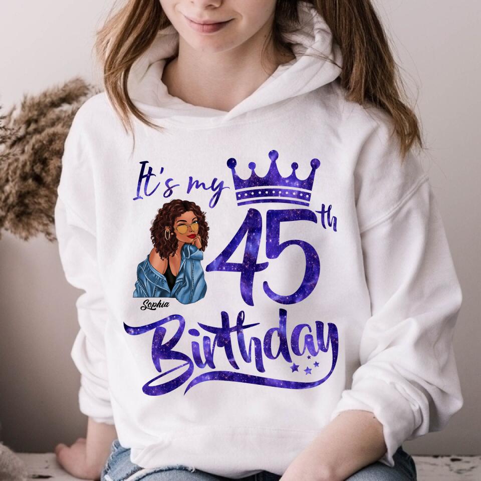 Chapter 45, Fabulous Since 1977 45th Birthday Unique T Shirt For Woman, Custom Birthday Shirt, Her Gifts For 45 Years Old , Turning 45 Birthday Cotton Shirt