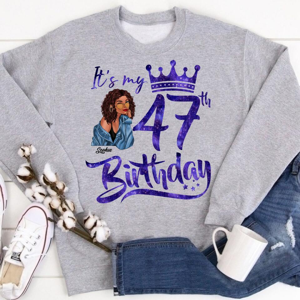 Chapter 47, Fabulous Since 1975 47th Birthday Unique T Shirt For Woman, Custom Birthday Shirt, Her Gifts For 47 Years Old , Turning 47 Birthday Cotton Shirt