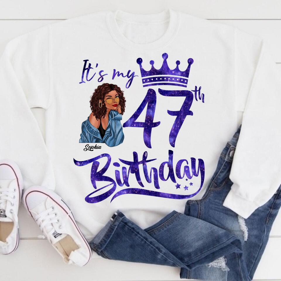Chapter 47, Fabulous Since 1975 47th Birthday Unique T Shirt For Woman, Custom Birthday Shirt, Her Gifts For 47 Years Old , Turning 47 Birthday Cotton Shirt