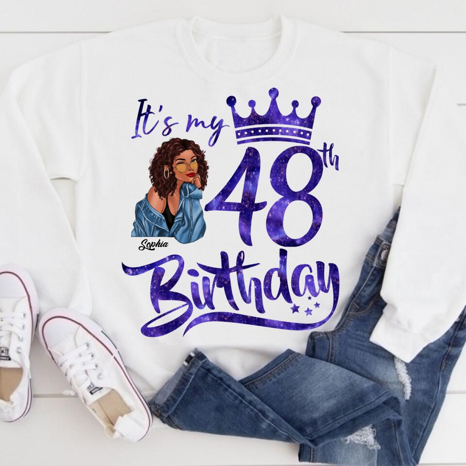 48th Birthday Shirts, Custom Birthday Shirts, Turning 48 Shirt, Gifts For Women Turning 48, 48 And Fabulous Shirt, 1974 Shirt, 47th Birthday Shirts For Her, It&#39;s My 48 Birthday
